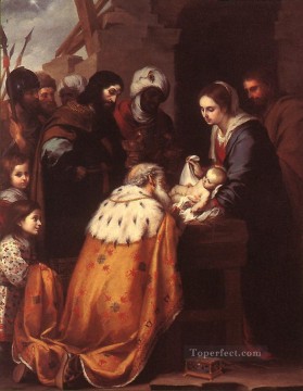 Bartolomé Esteban Murillo Painting - Adoración de los Magos Barroco español Bartolomé Esteban Murillo